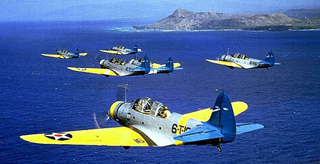 Devastators off the coast of Hawaii in 1941 (US Navy)